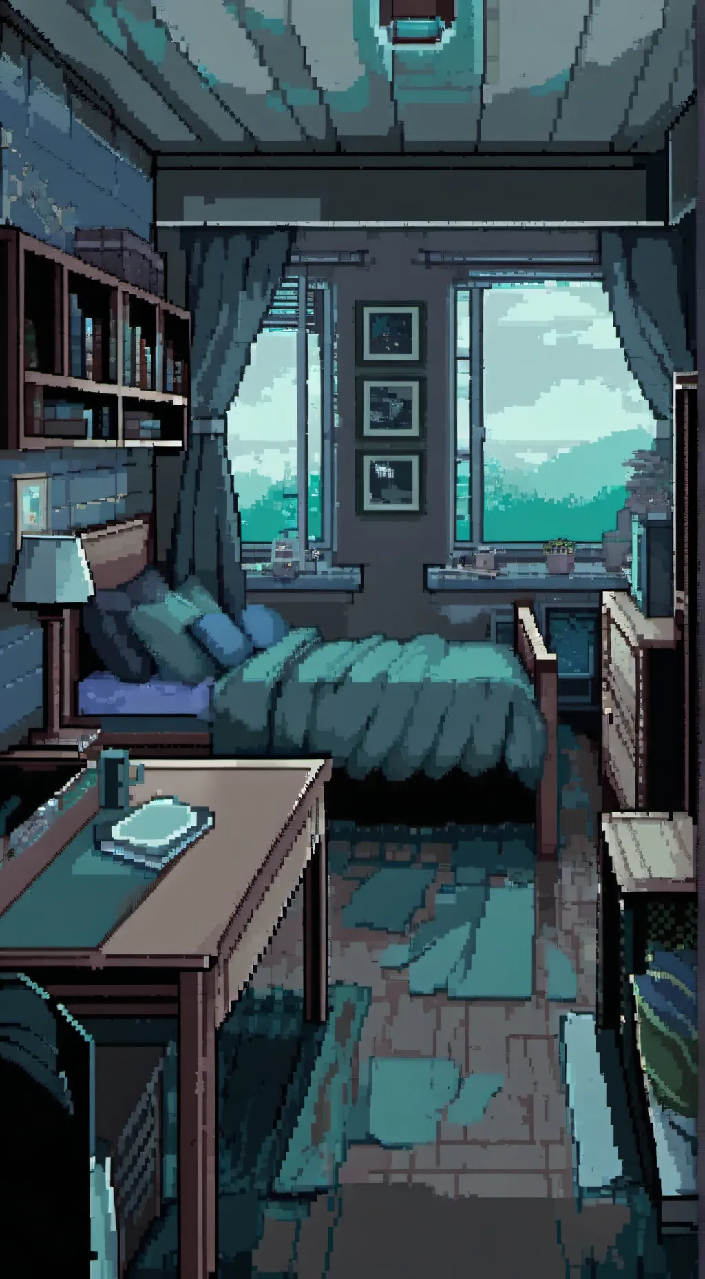 ai character: Class 1-A dorm background