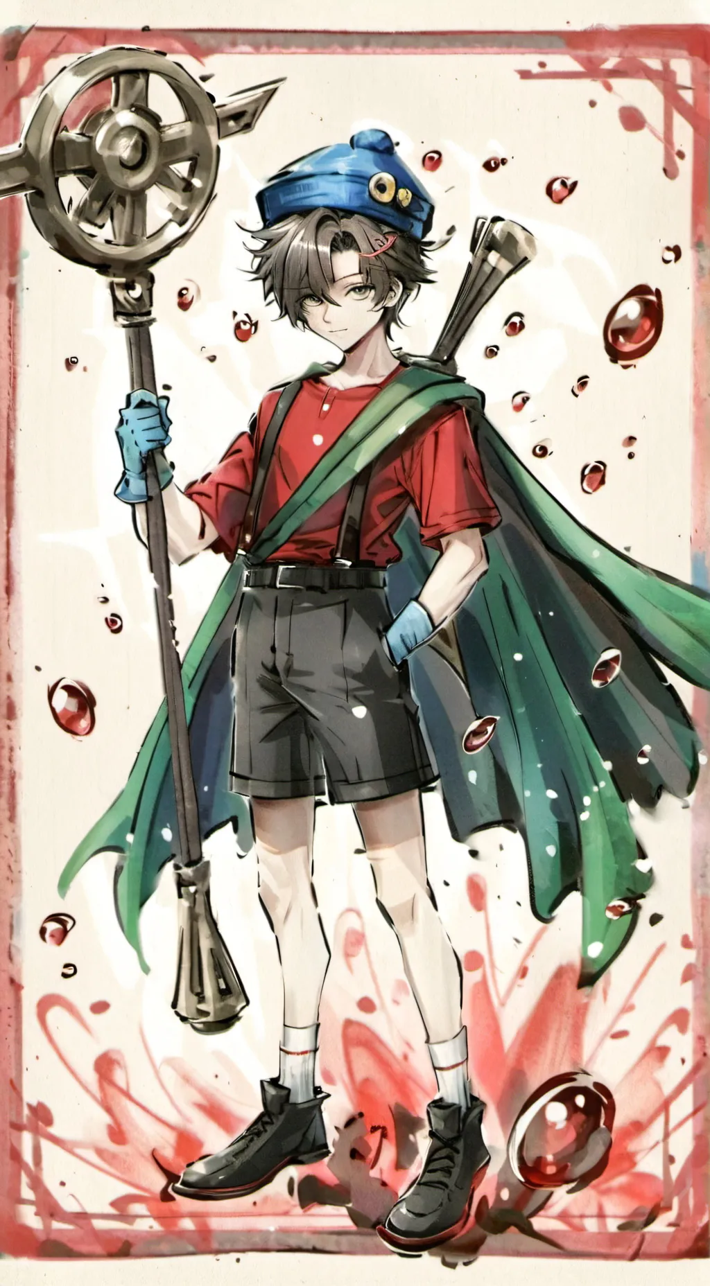 ai character: Enigma(superzing)  background