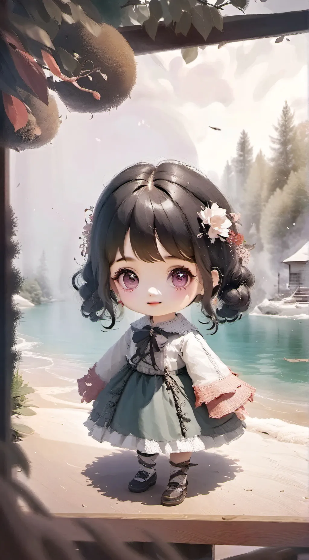 ai character: Lily background