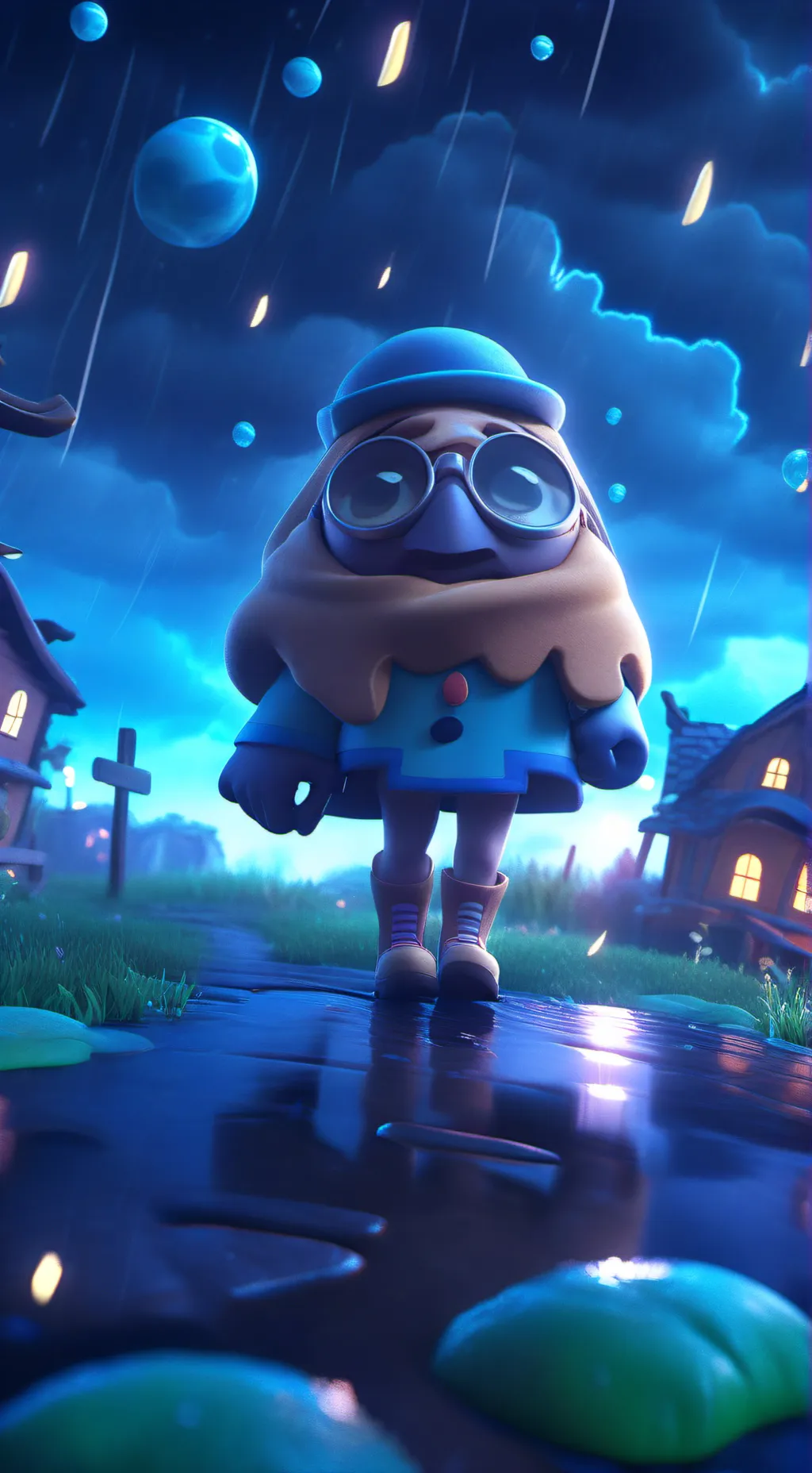 ai character: let it all out background