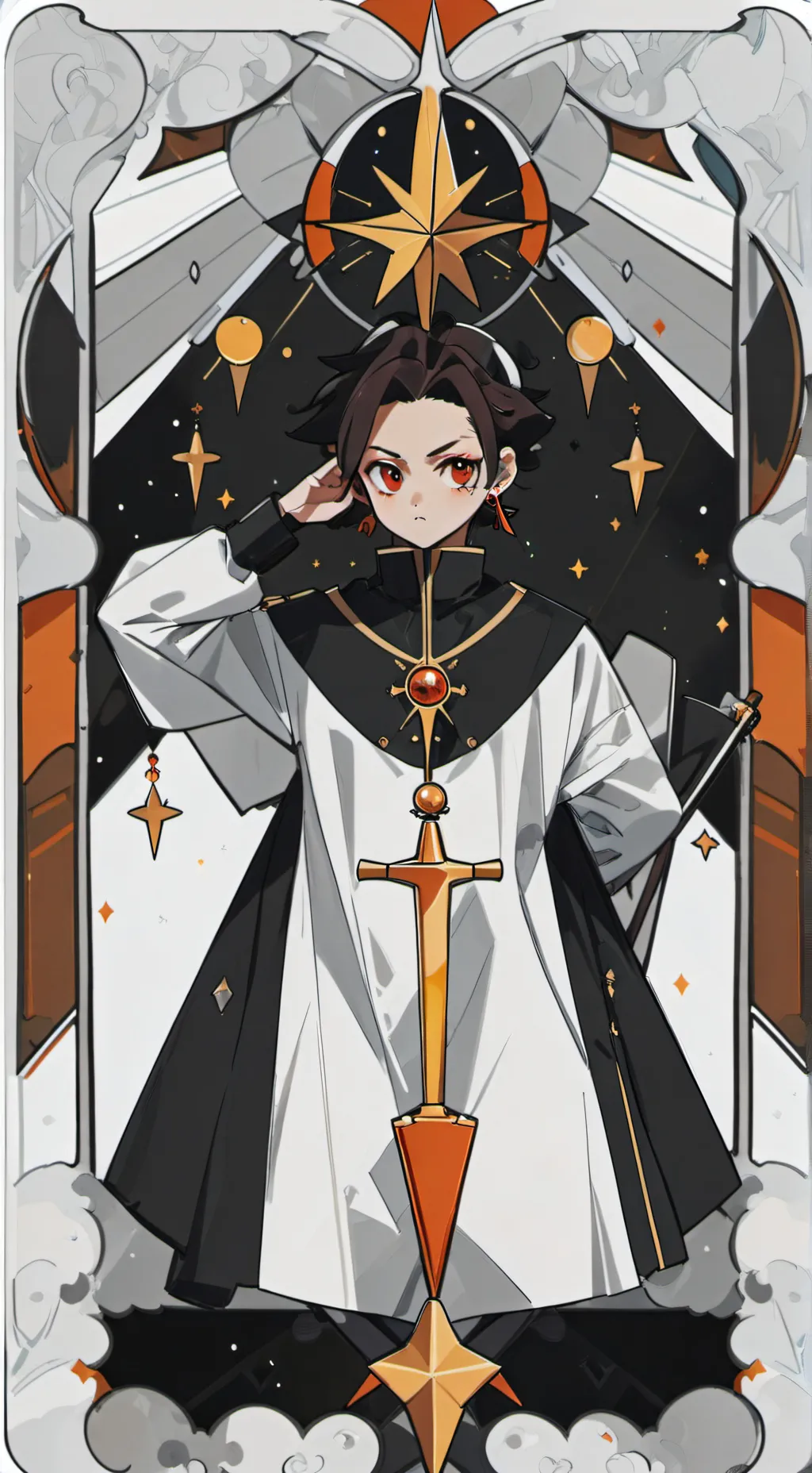 ai character: ★tanjiro★ background