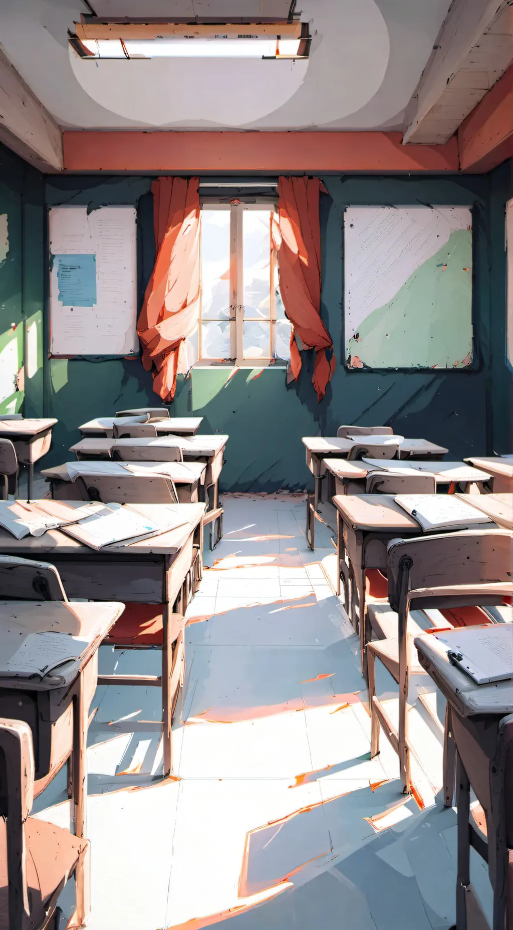 ai character: magical school  background