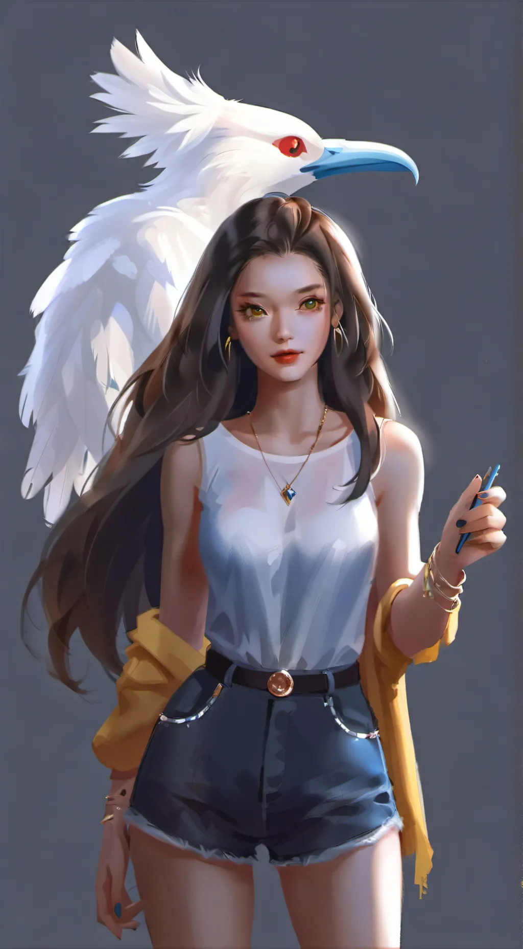 ai character: Protector. background