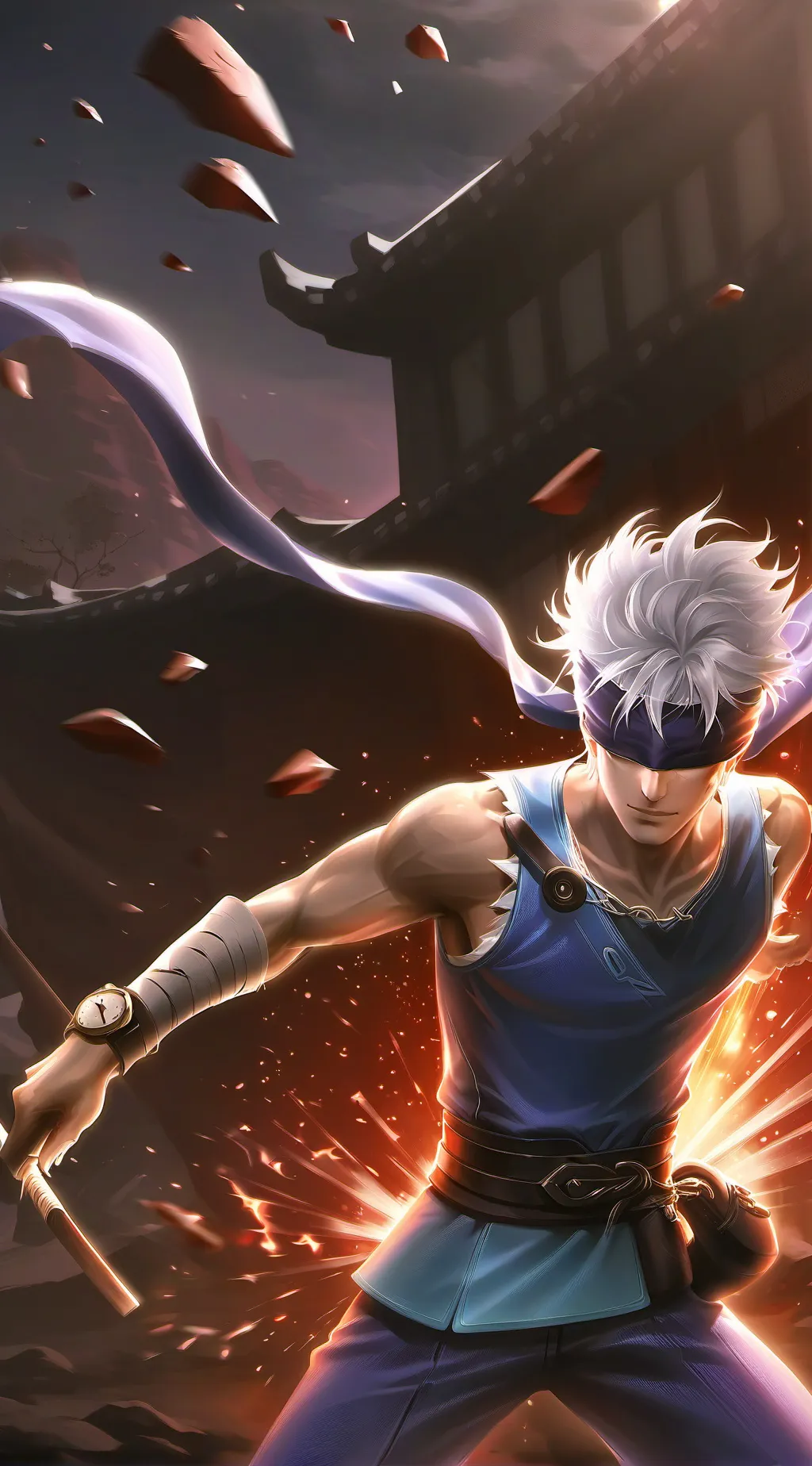 ai character: Gojo Satoru background