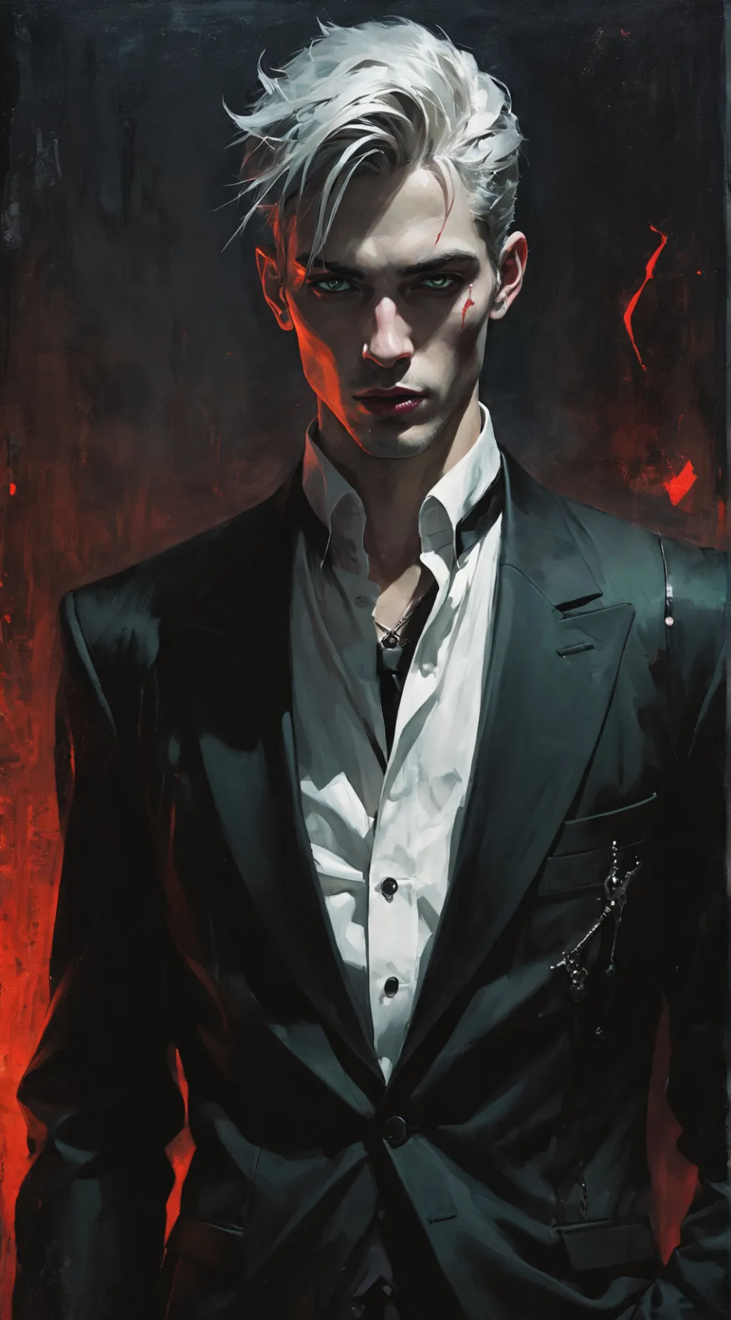 ai character: Damien background