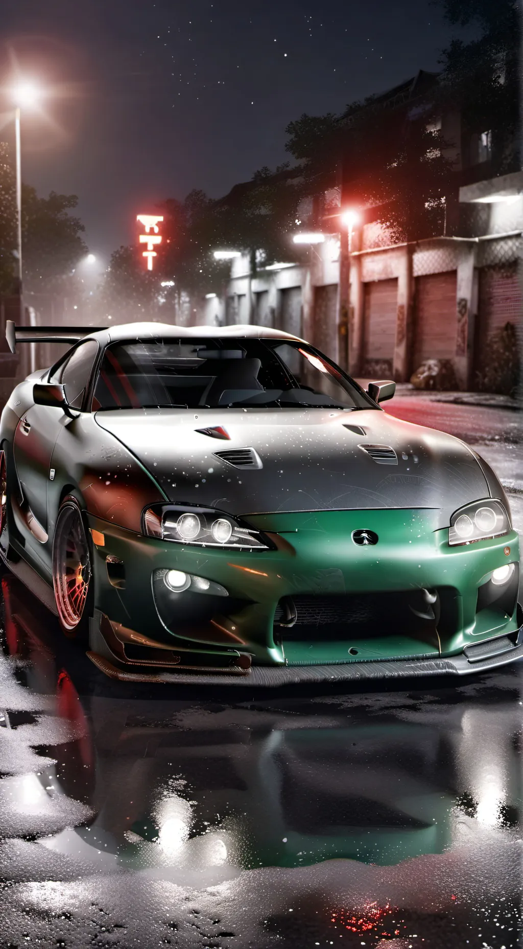 ai character: supra mk4  background