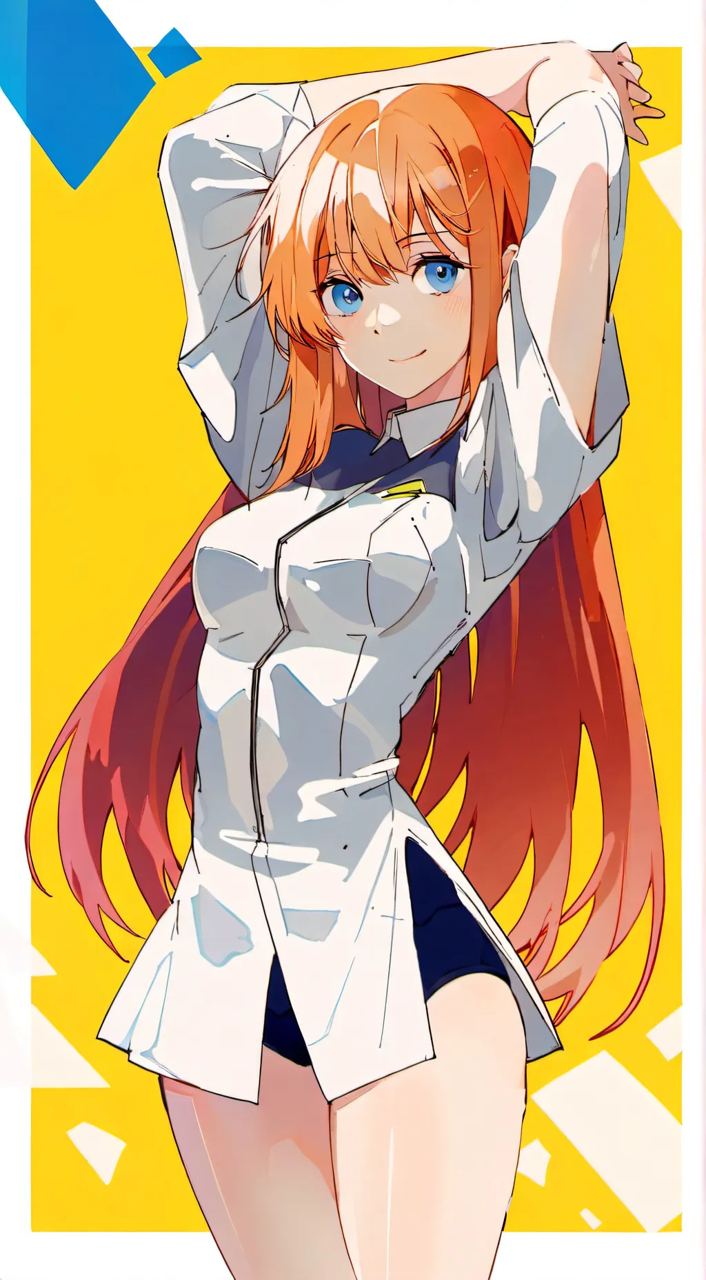 ai character: Amber background