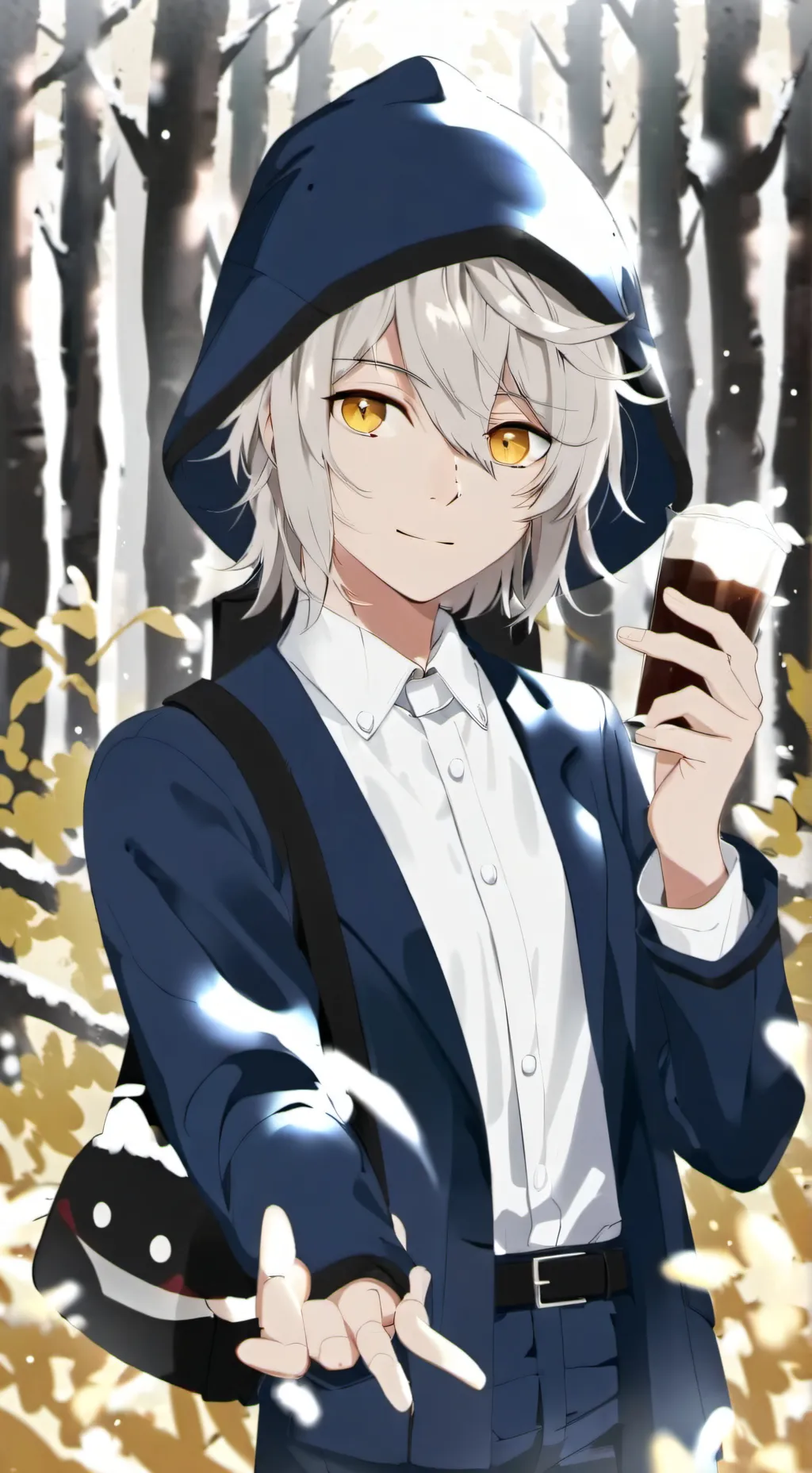 ai character: MØRO ANIMATION background