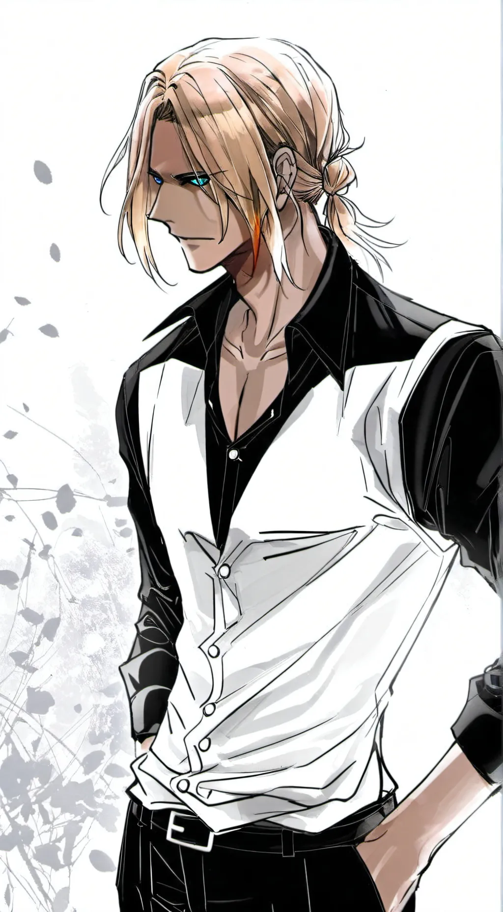 ai character: Toshinori Yagi  background