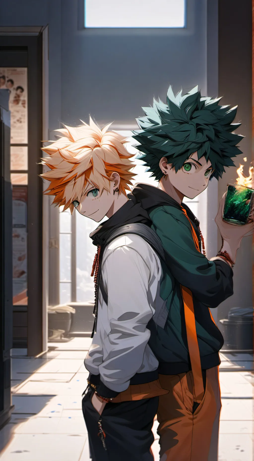 ai character: bakudeku background