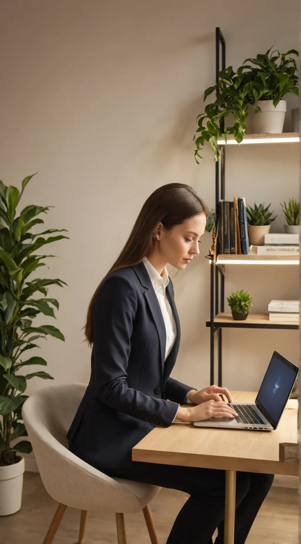 ai character: CEO Quest: Rise of the Job Empress background