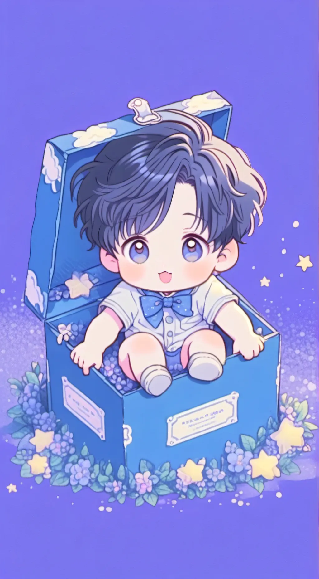 ai character: Innocent baby background