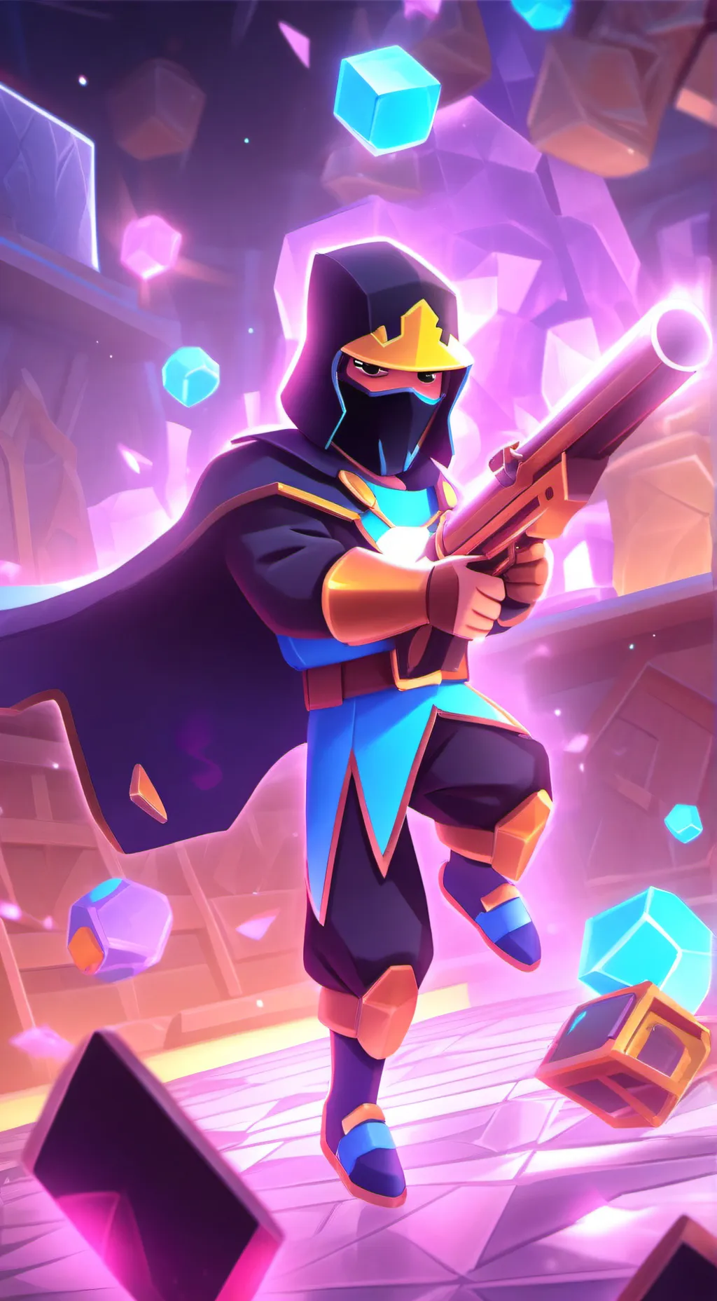 ai character: yandare builerman background