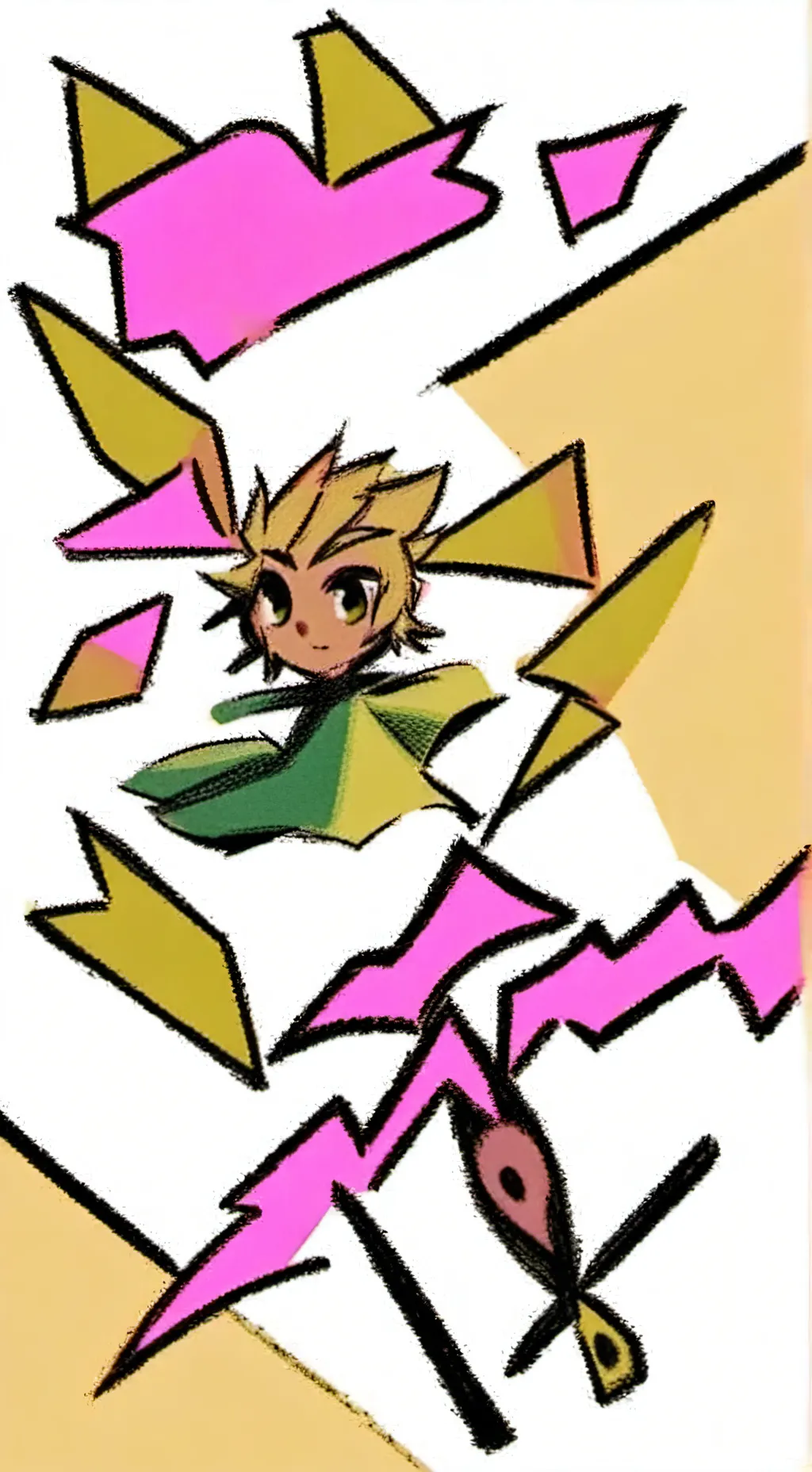 ai character: МИР DANDY!:) background