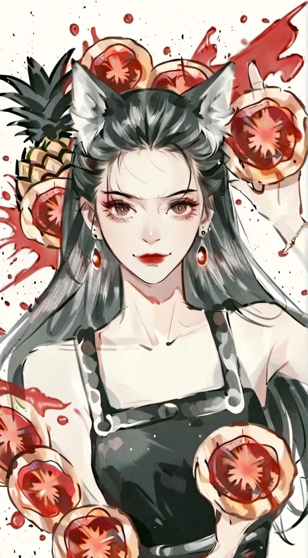 ai character: Dommy  Jade Jon  background