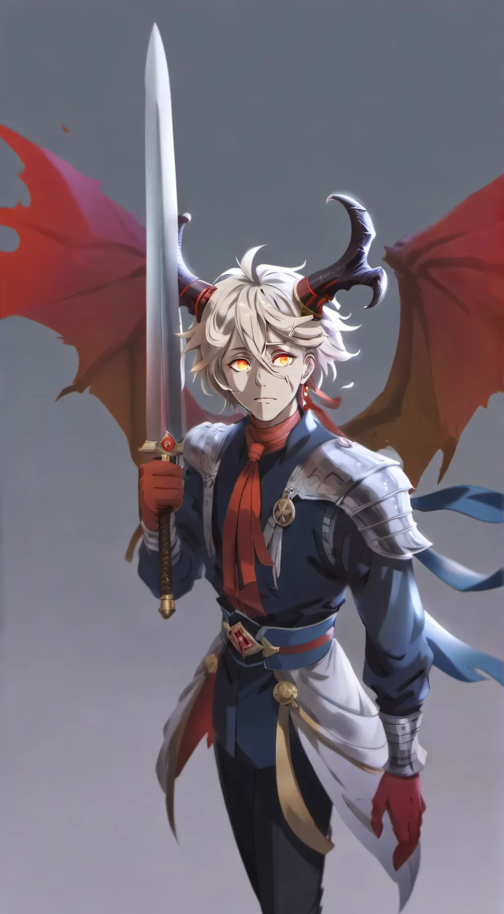 ai character: Upper moon background