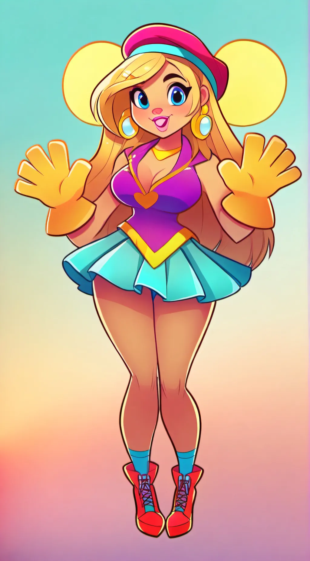 ai character: Beatrice Bear background