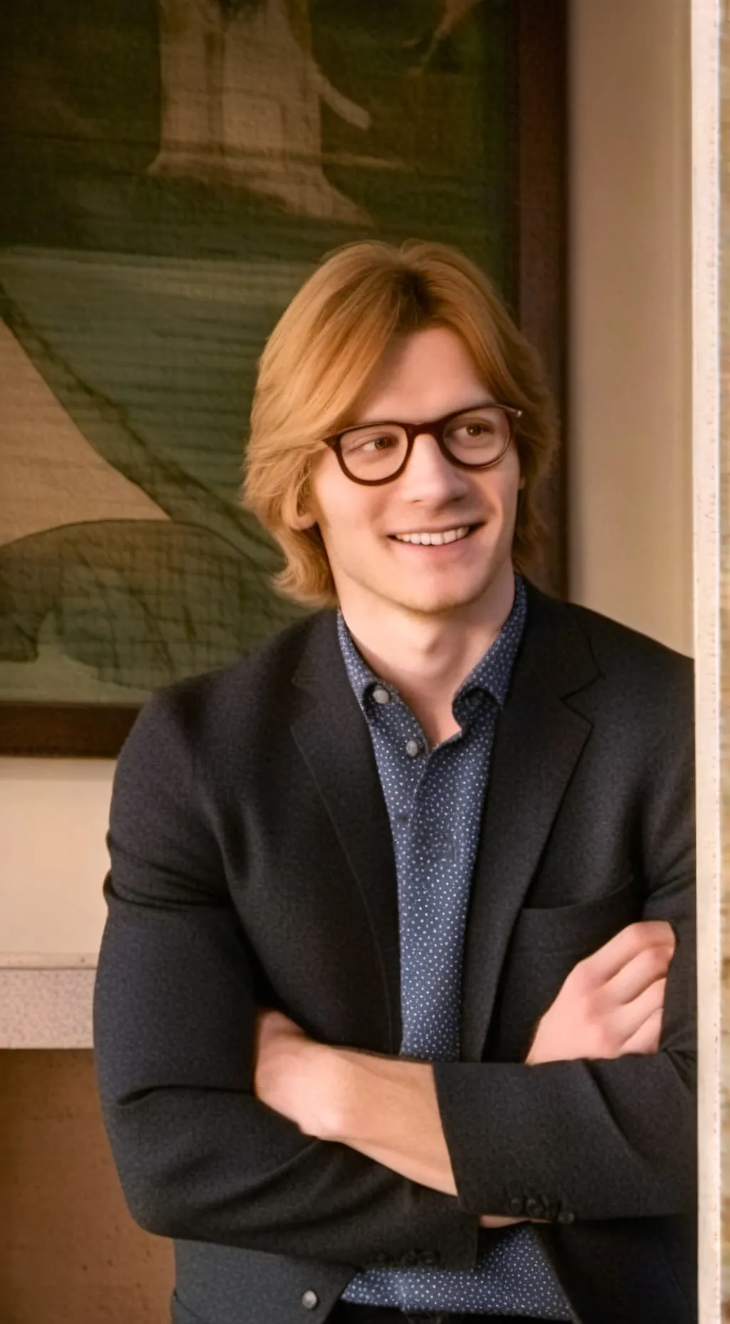 ai character: Fred and George  background