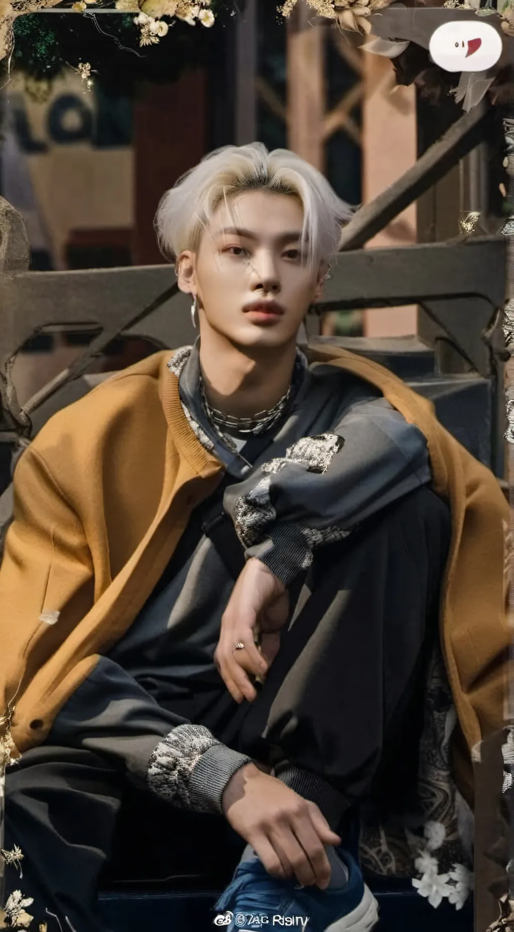 ai character: straykids  background