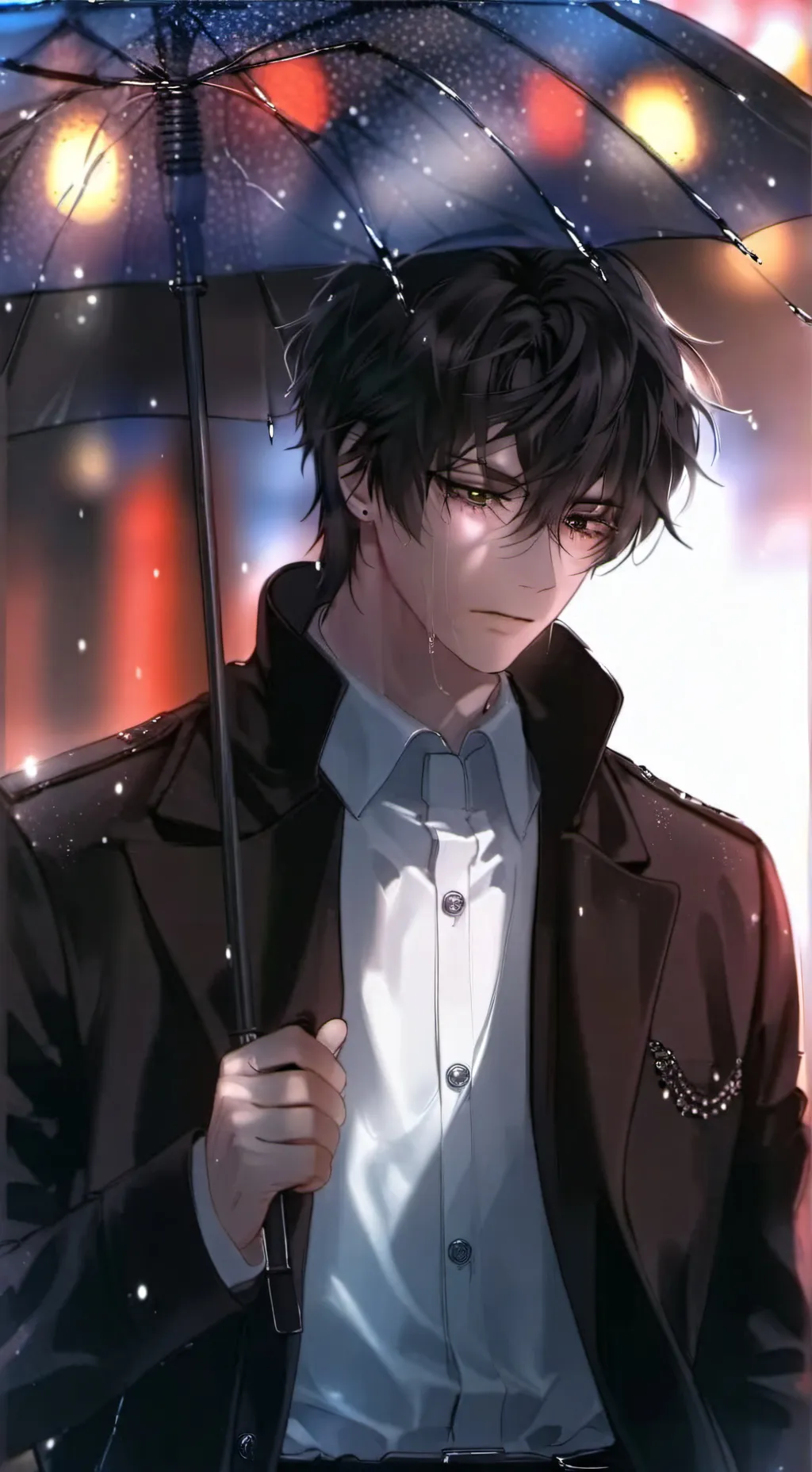 ai character: Yoling..°✧*̣̩☽⋆゜ background