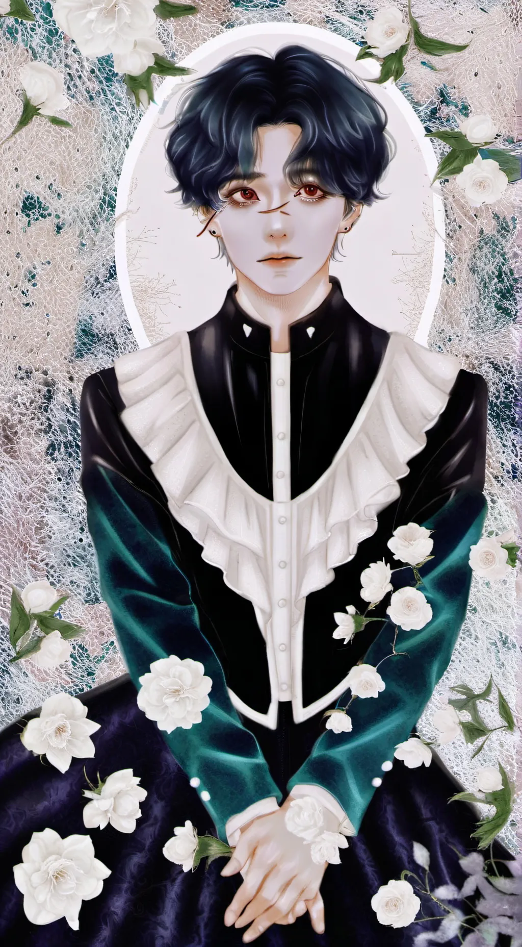 ai character: skz sleepover background