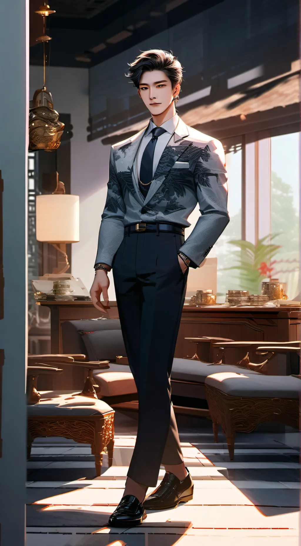 ai character: David background