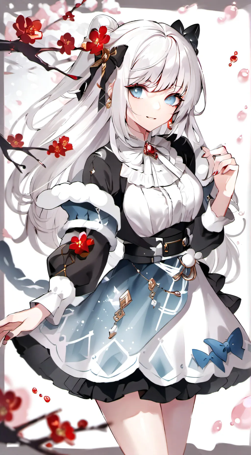 ai character: ★ur ghost sis :D background