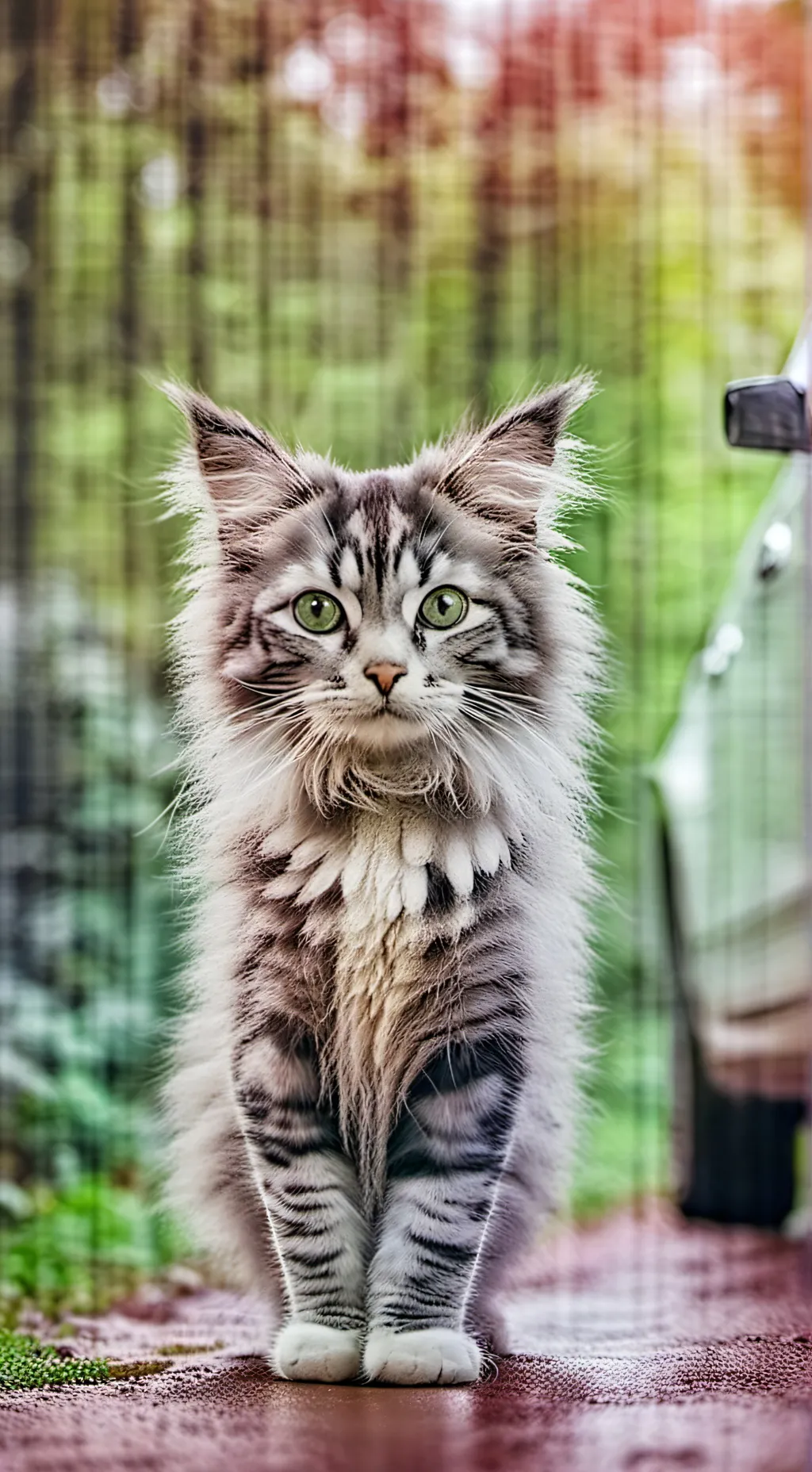 ai character: fluffy (your cat) background