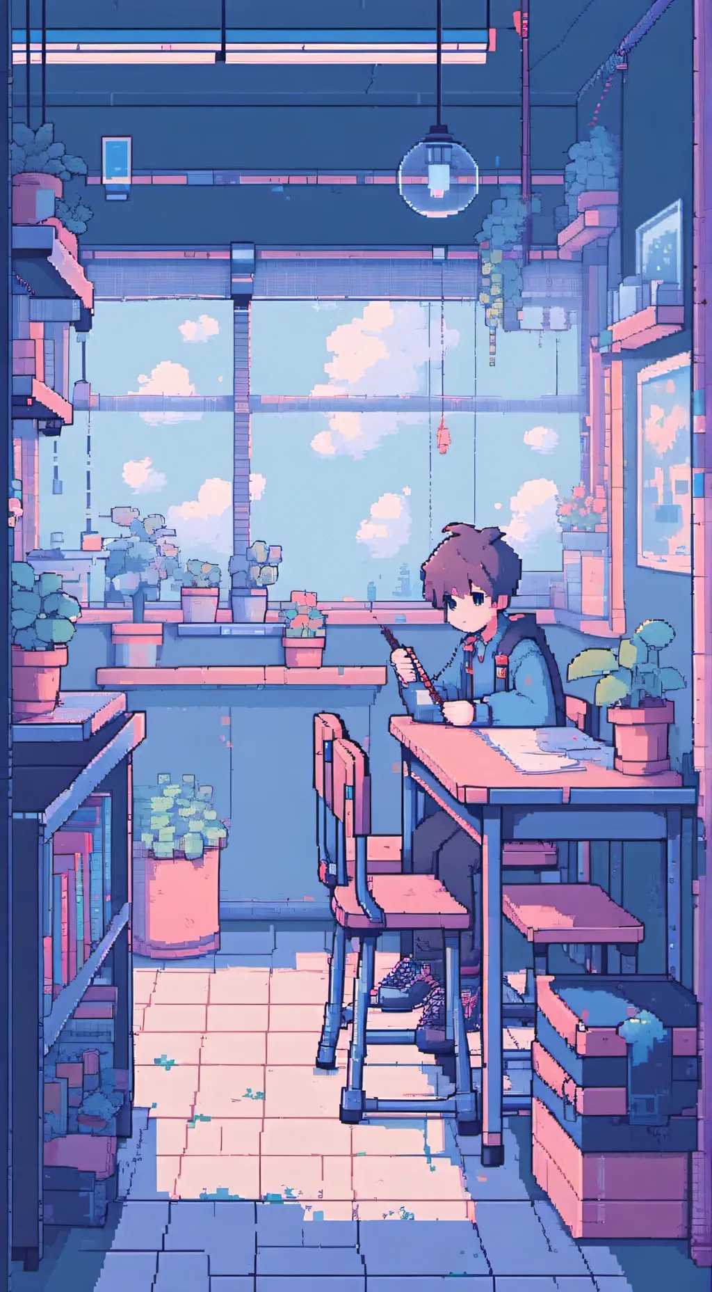 ai character: My Art Class background