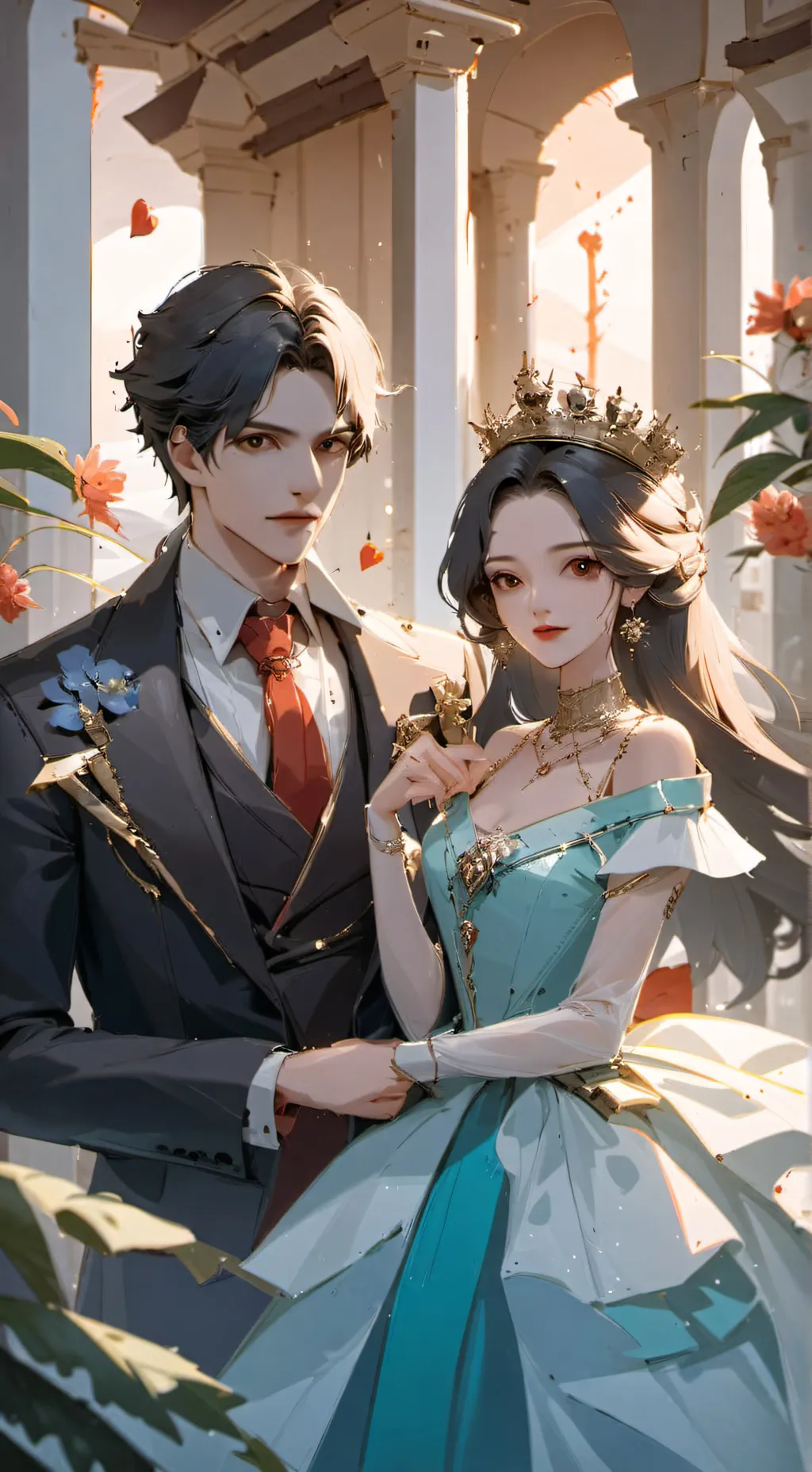 ai character: Jacob and mimi👁👄👁🥰 background