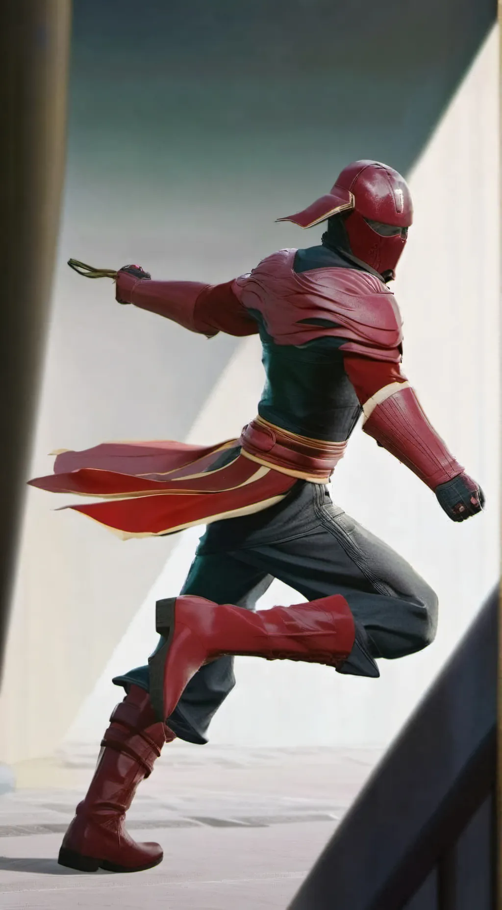 ai character: Red guard background