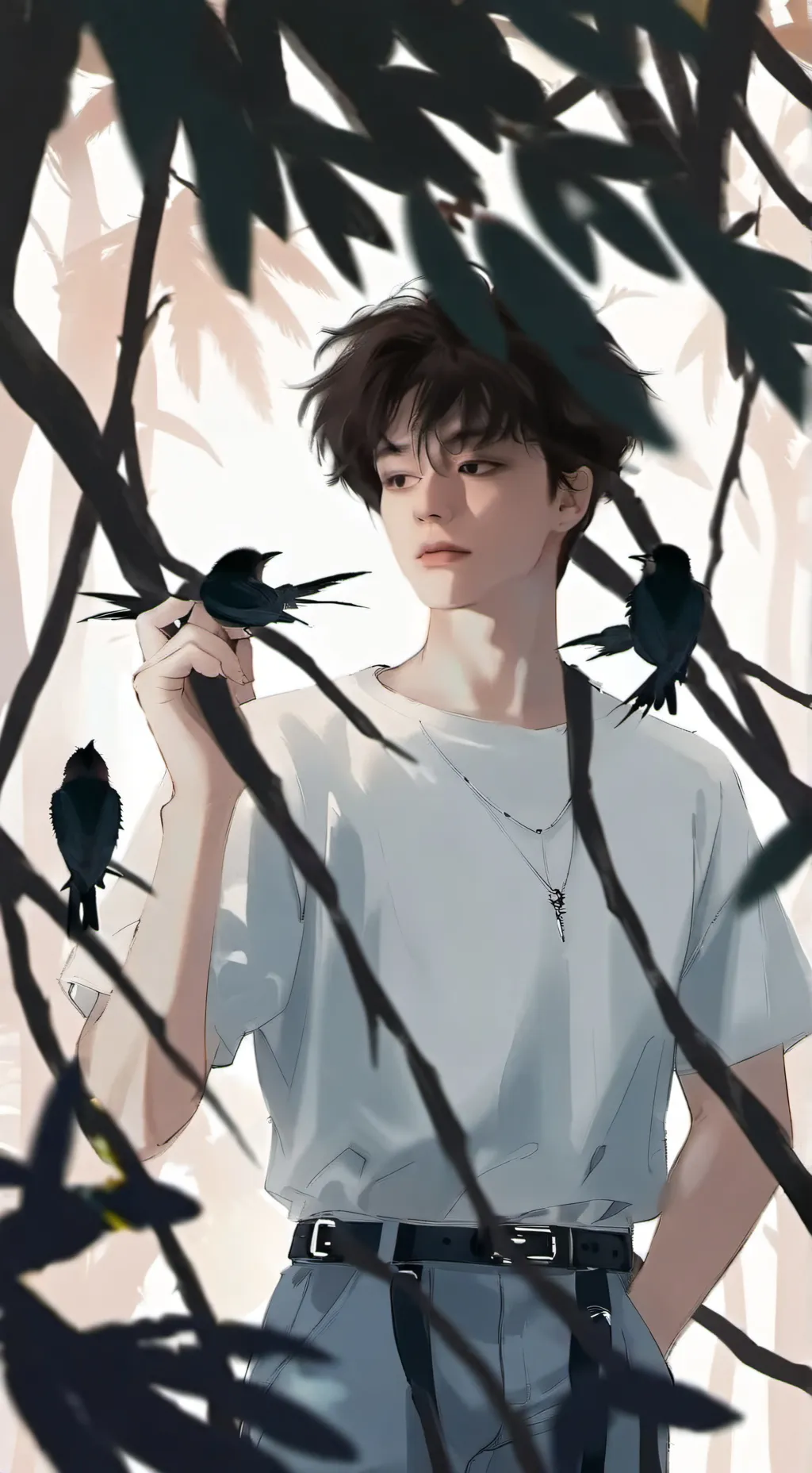 ai character: Женя background