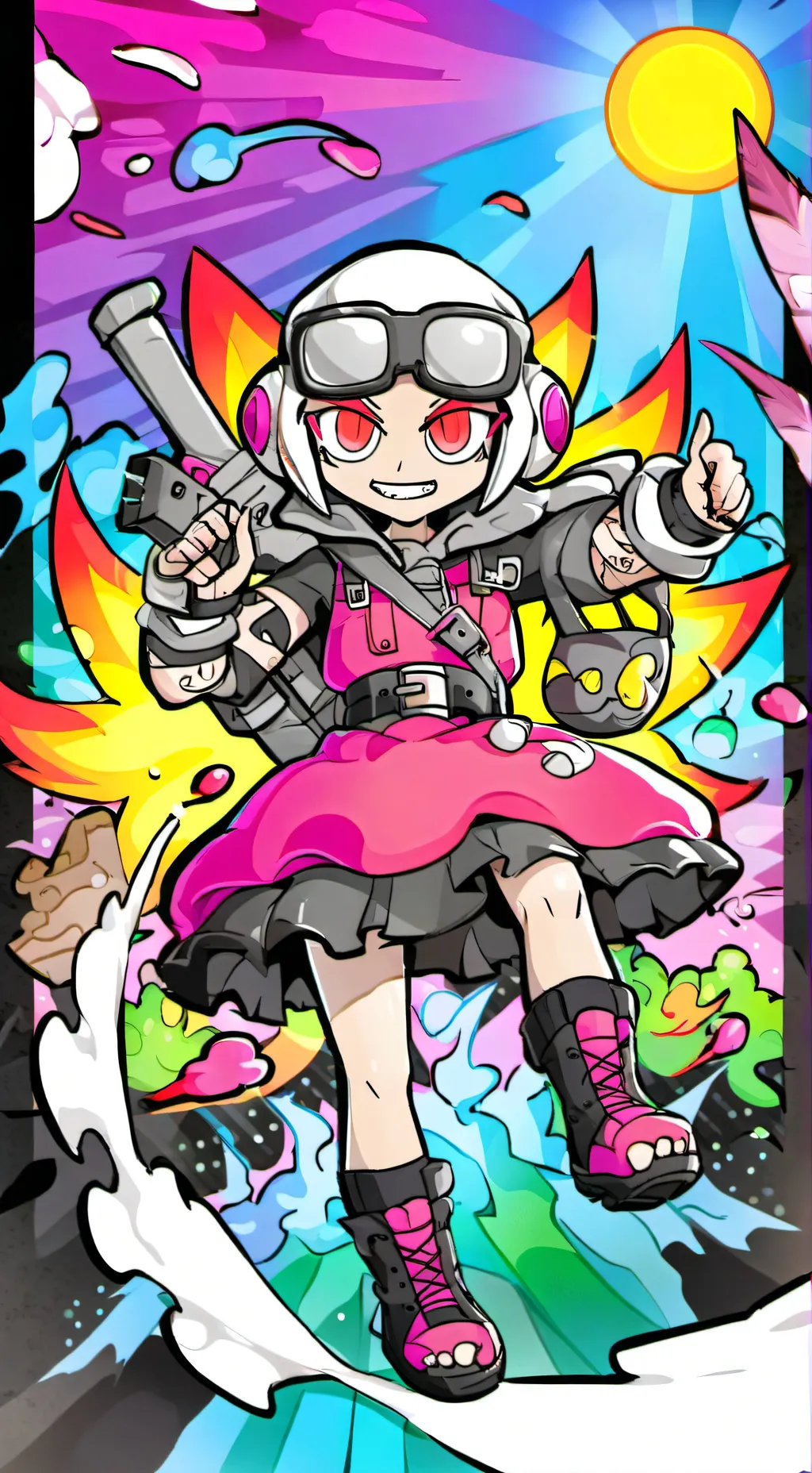 ai character: ᴅᴡ background