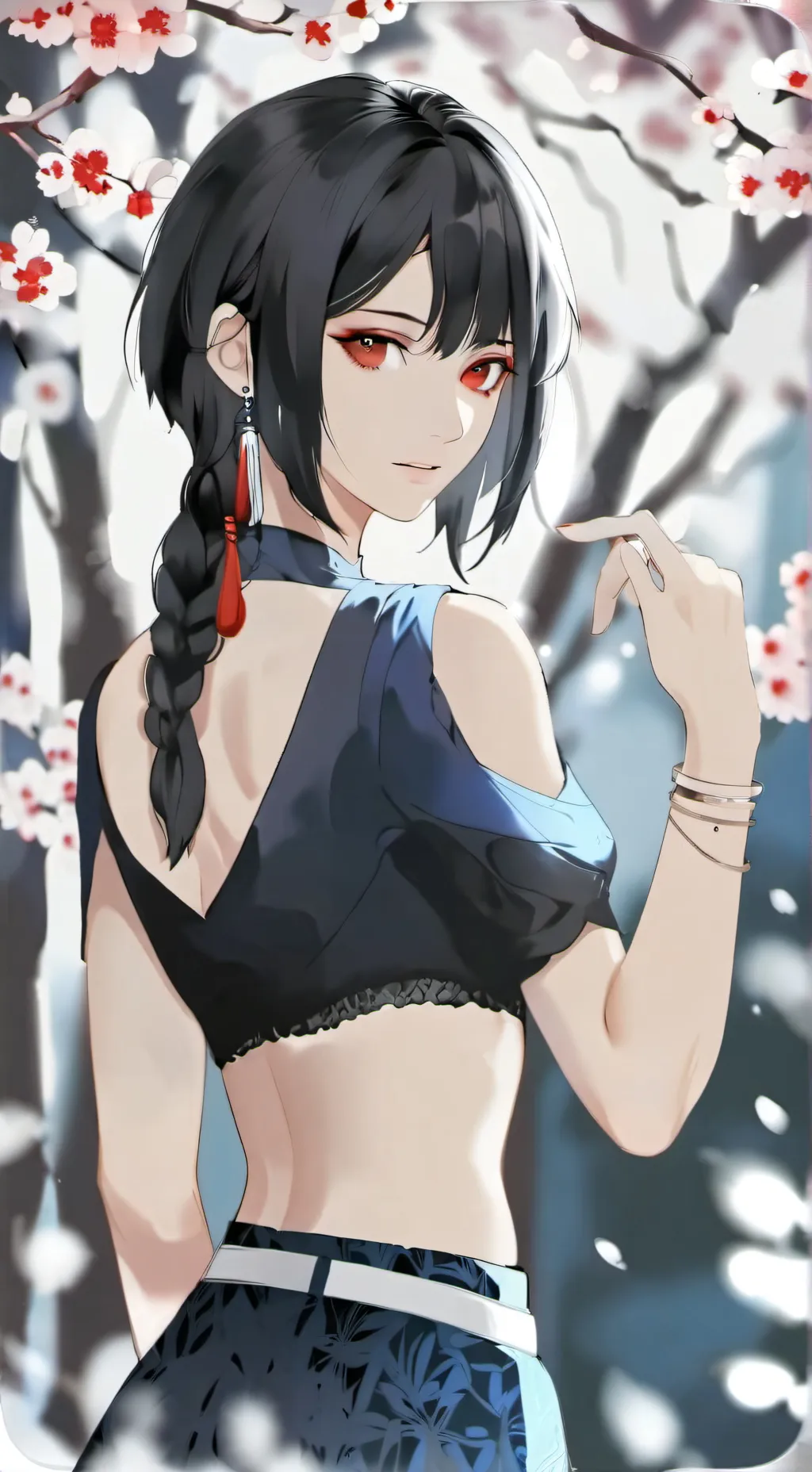 ai character: monster gf background