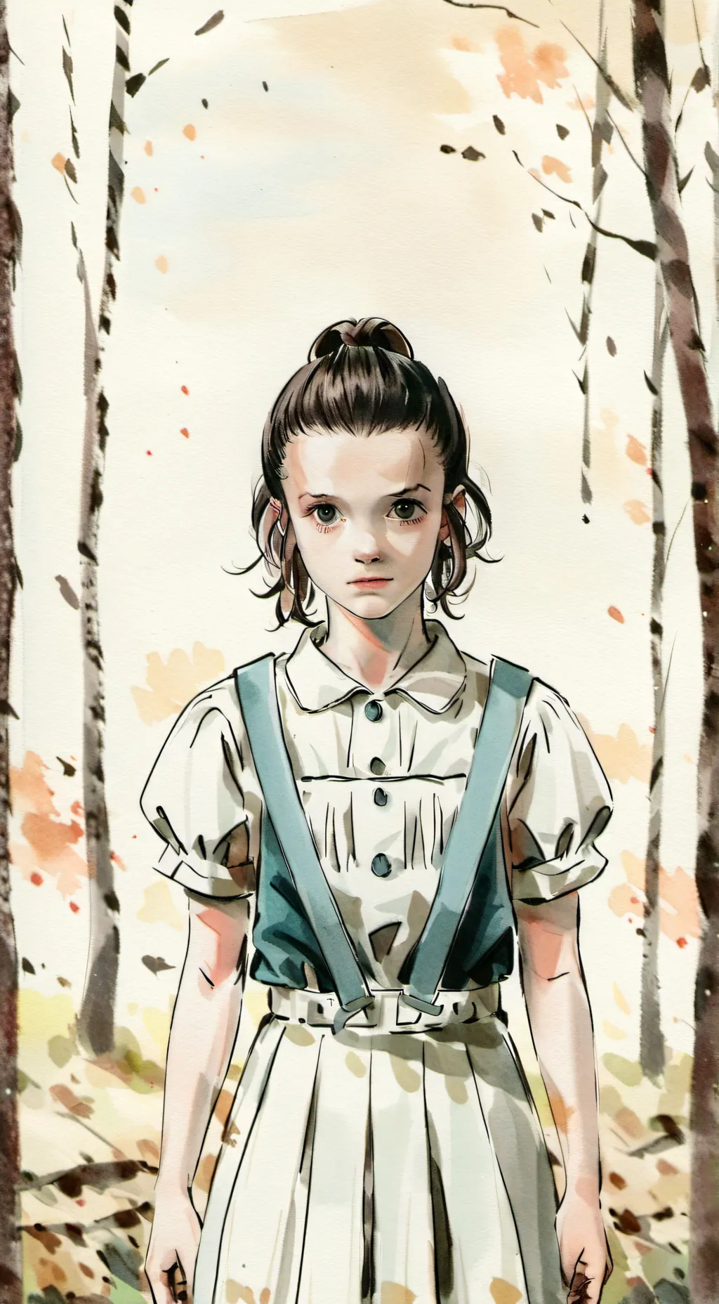 ai character: Avengers x st background