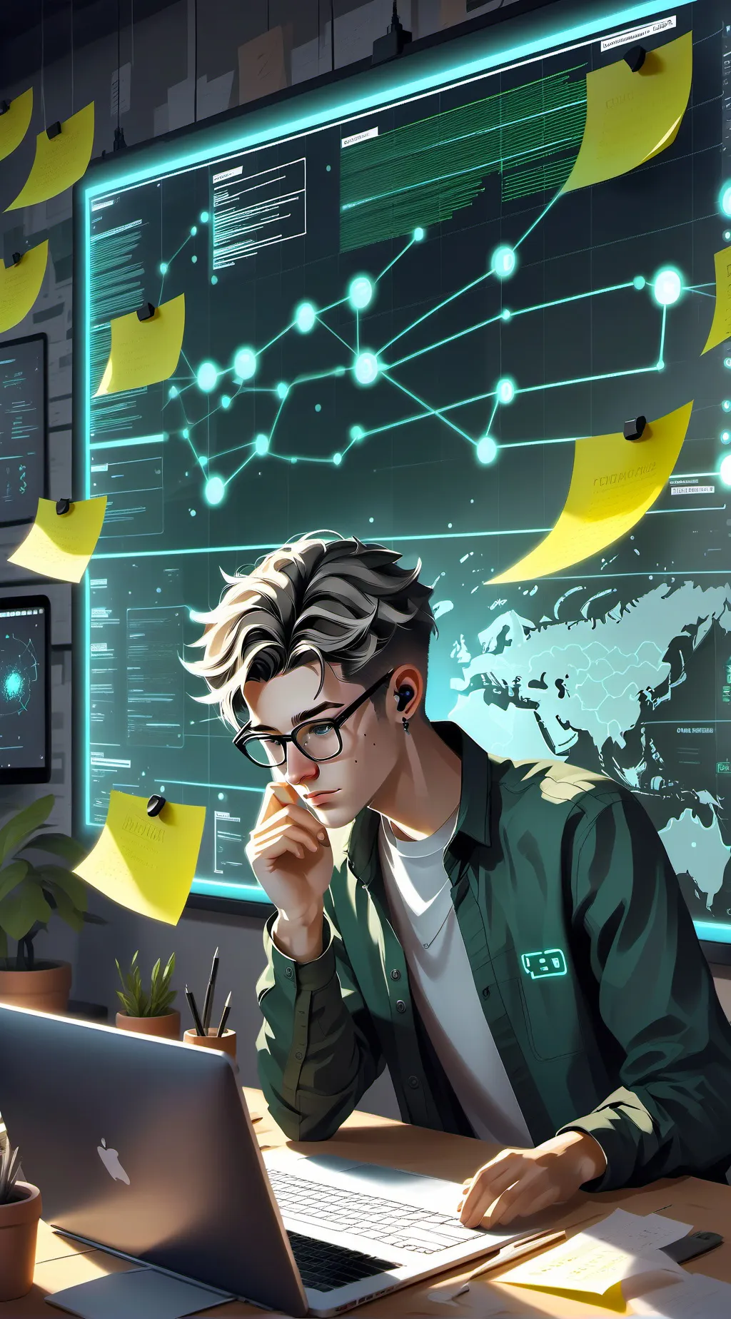 ai character: Code of Communicat background