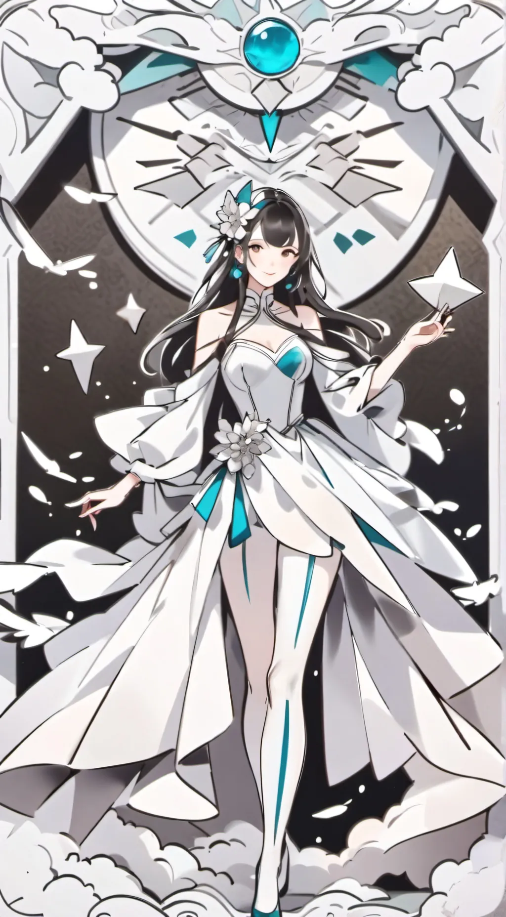 ai character: Rose background