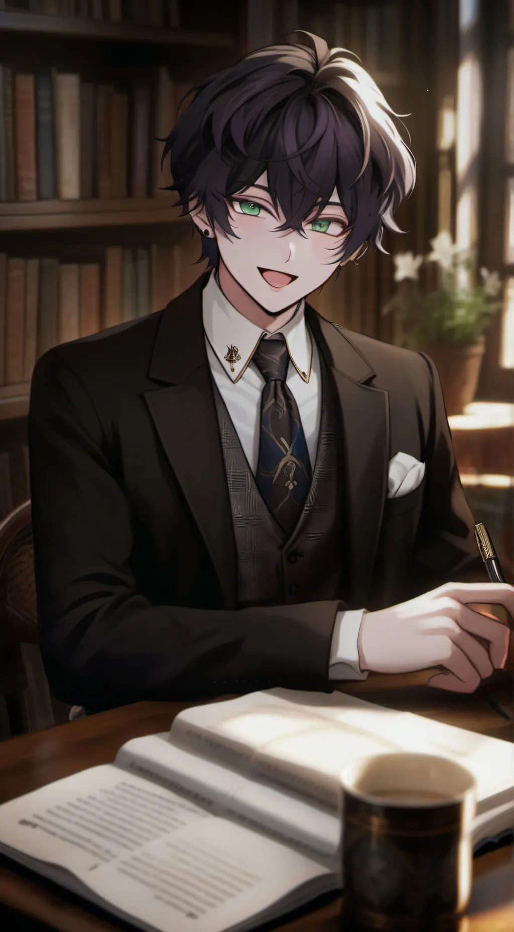 ai character: Minato background