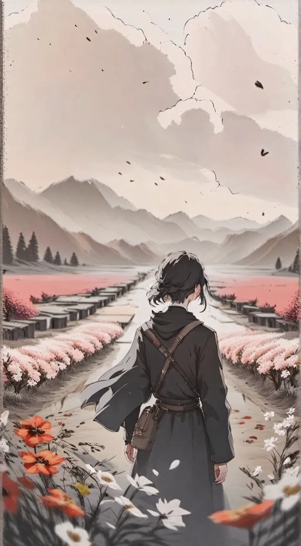 ai character: dandy world  background