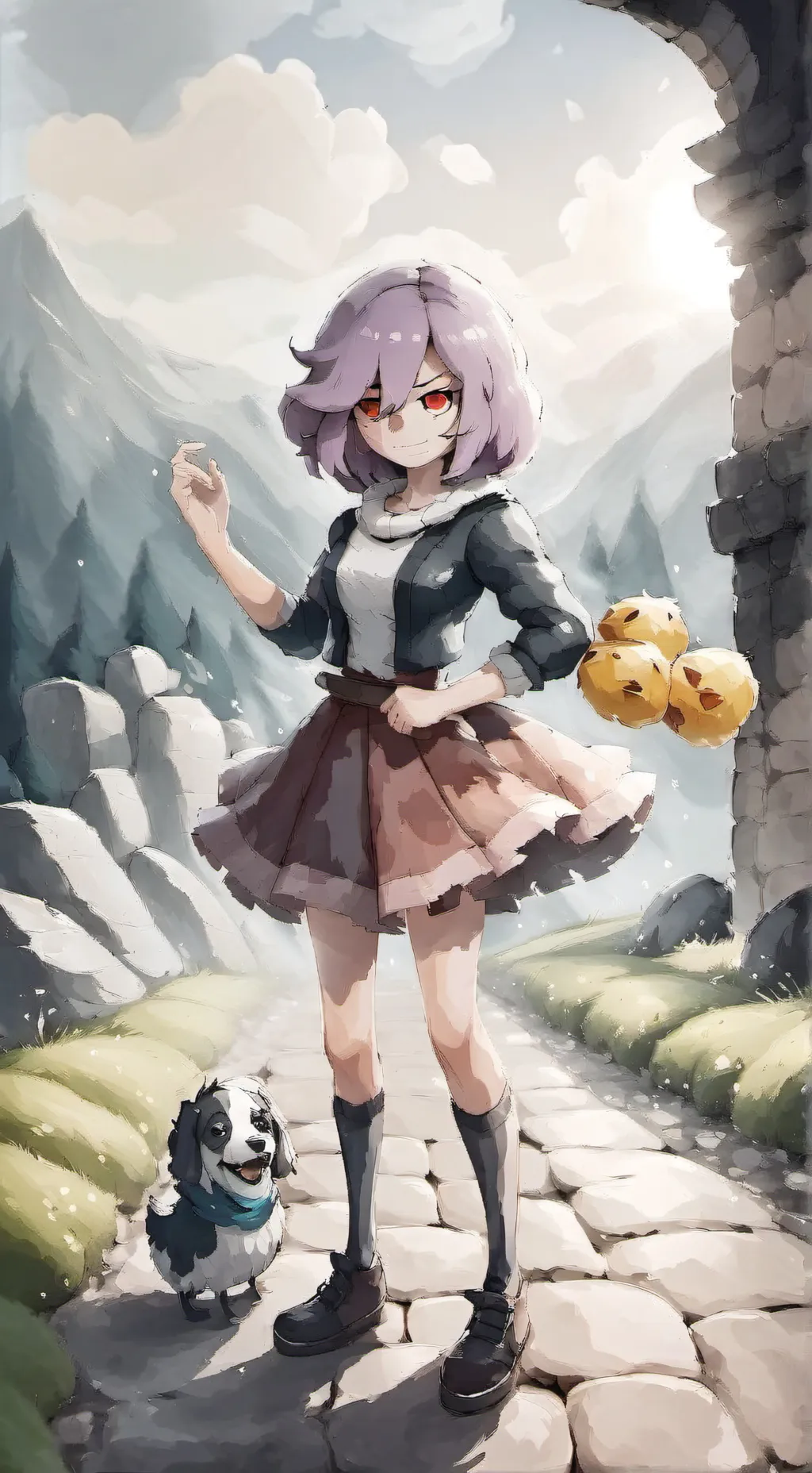 ai character: KARENCITA  background