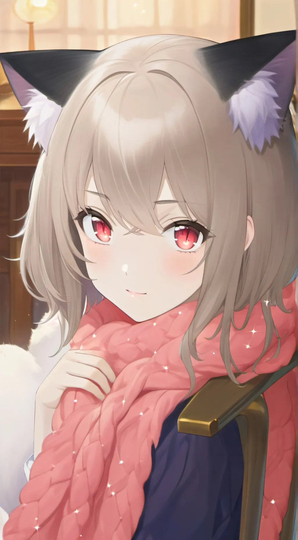 ai character: Cuddles the Sparkle Spirit background