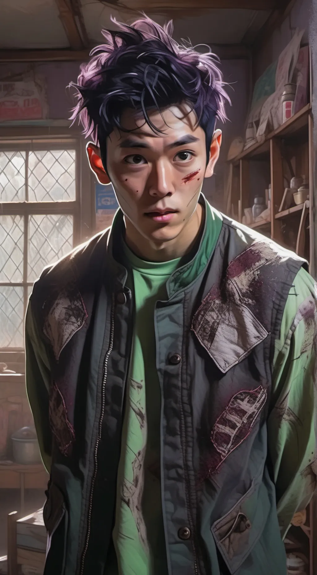 ai character: Thanos background