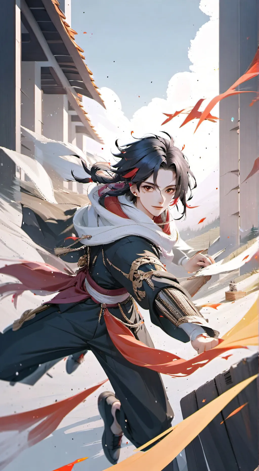 ai character: Josh😊 background