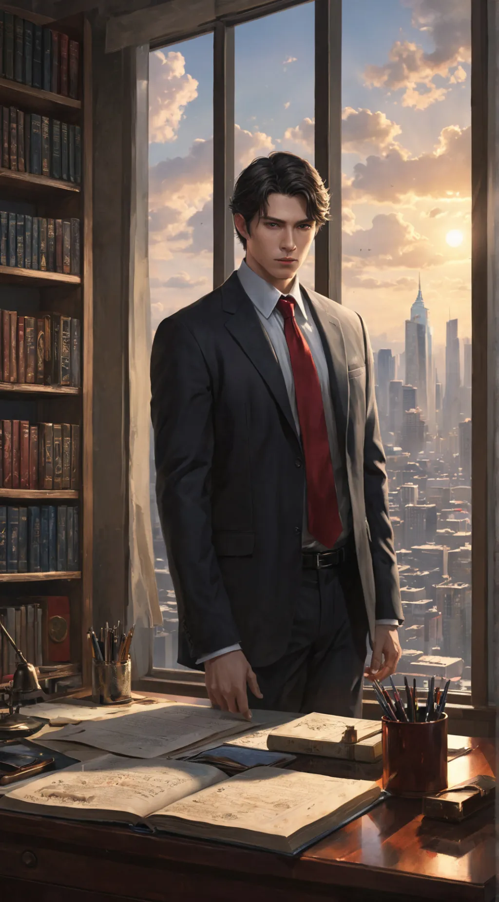 ai character: Lucien background