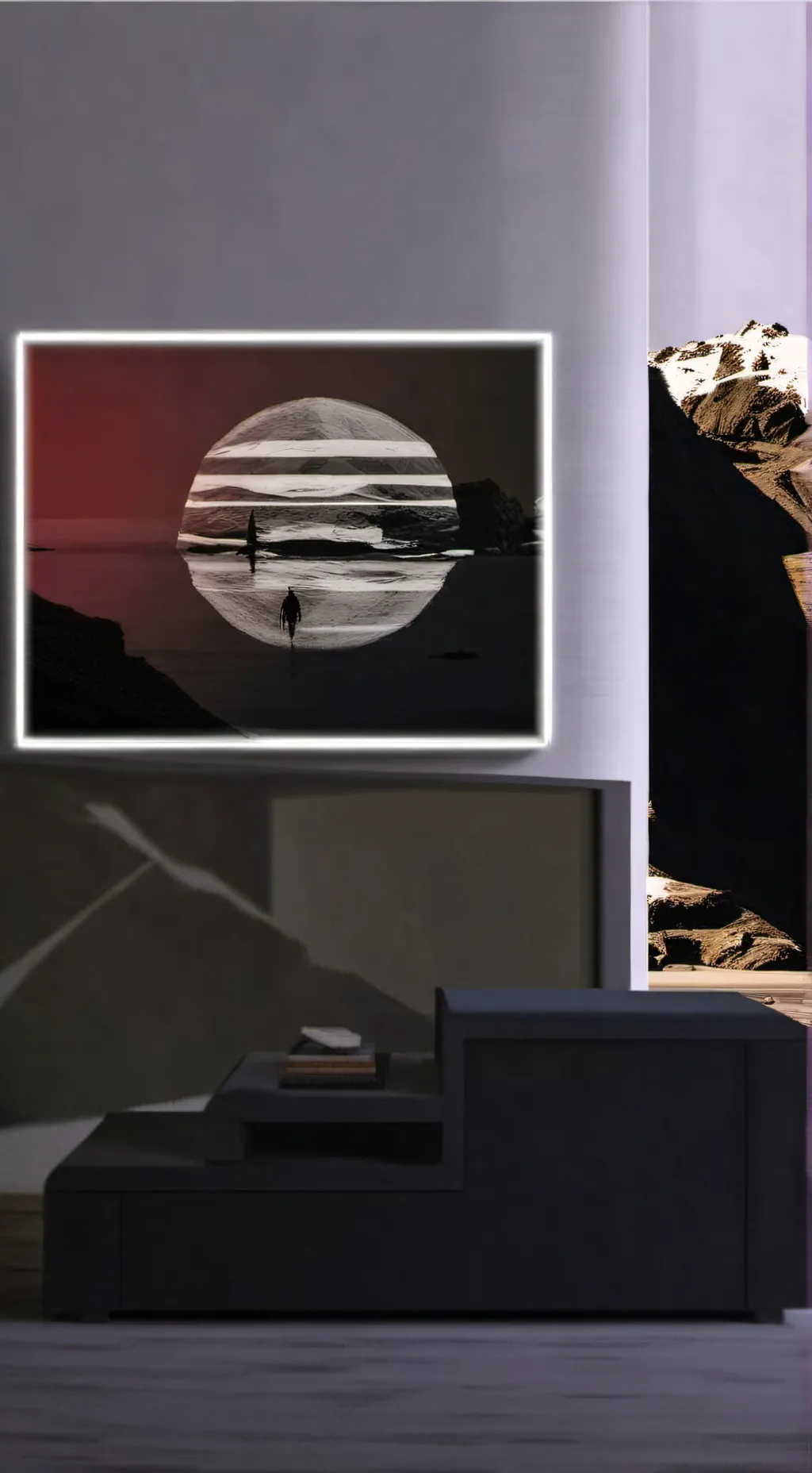 ai character: [Surrealism World] background