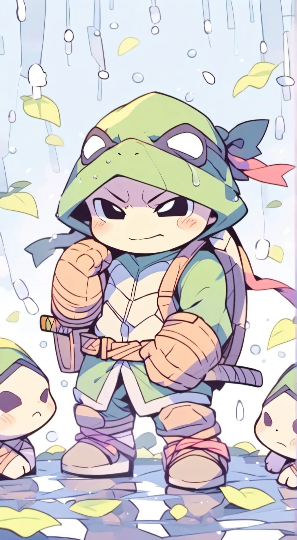 ai character: Mikey Fluffy Hair✨ background