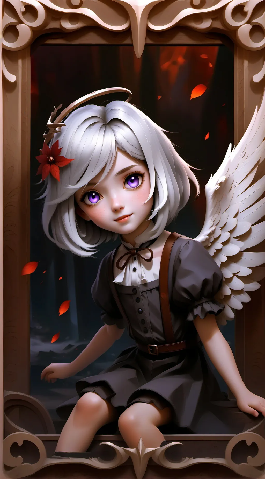 ai character: Afton reunion background