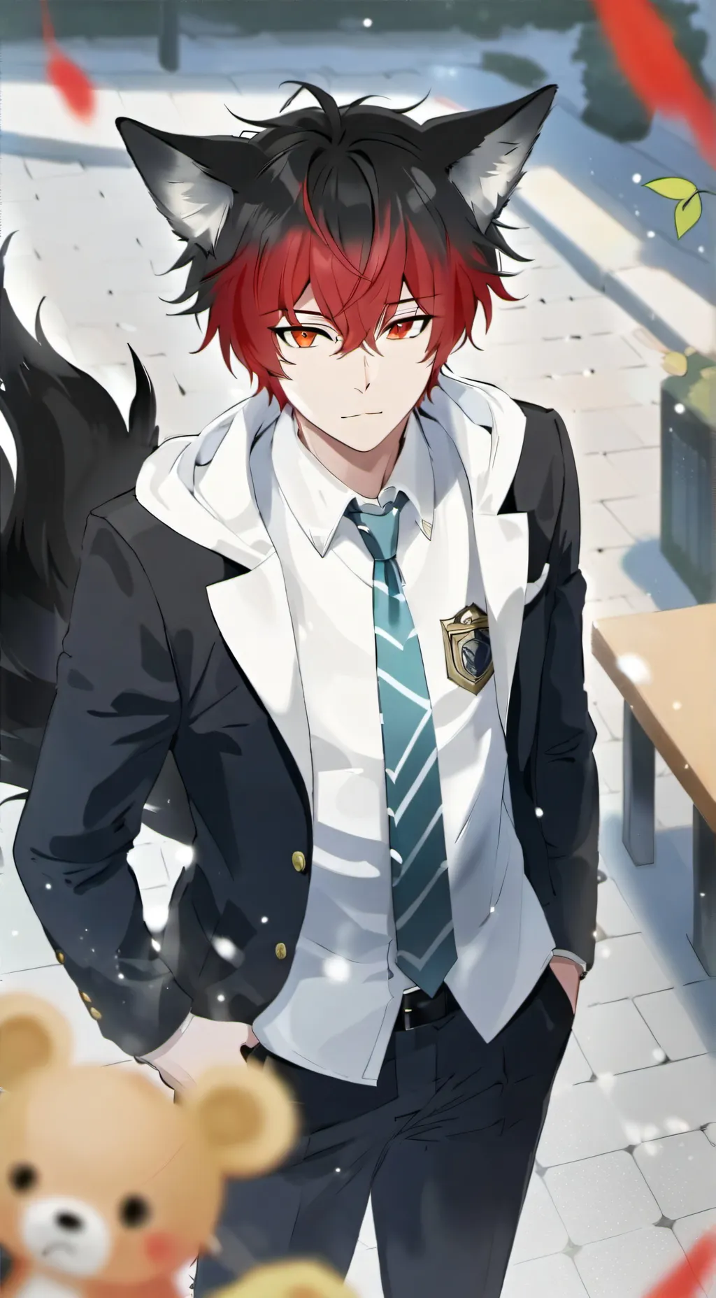 ai character: Luca-kun background