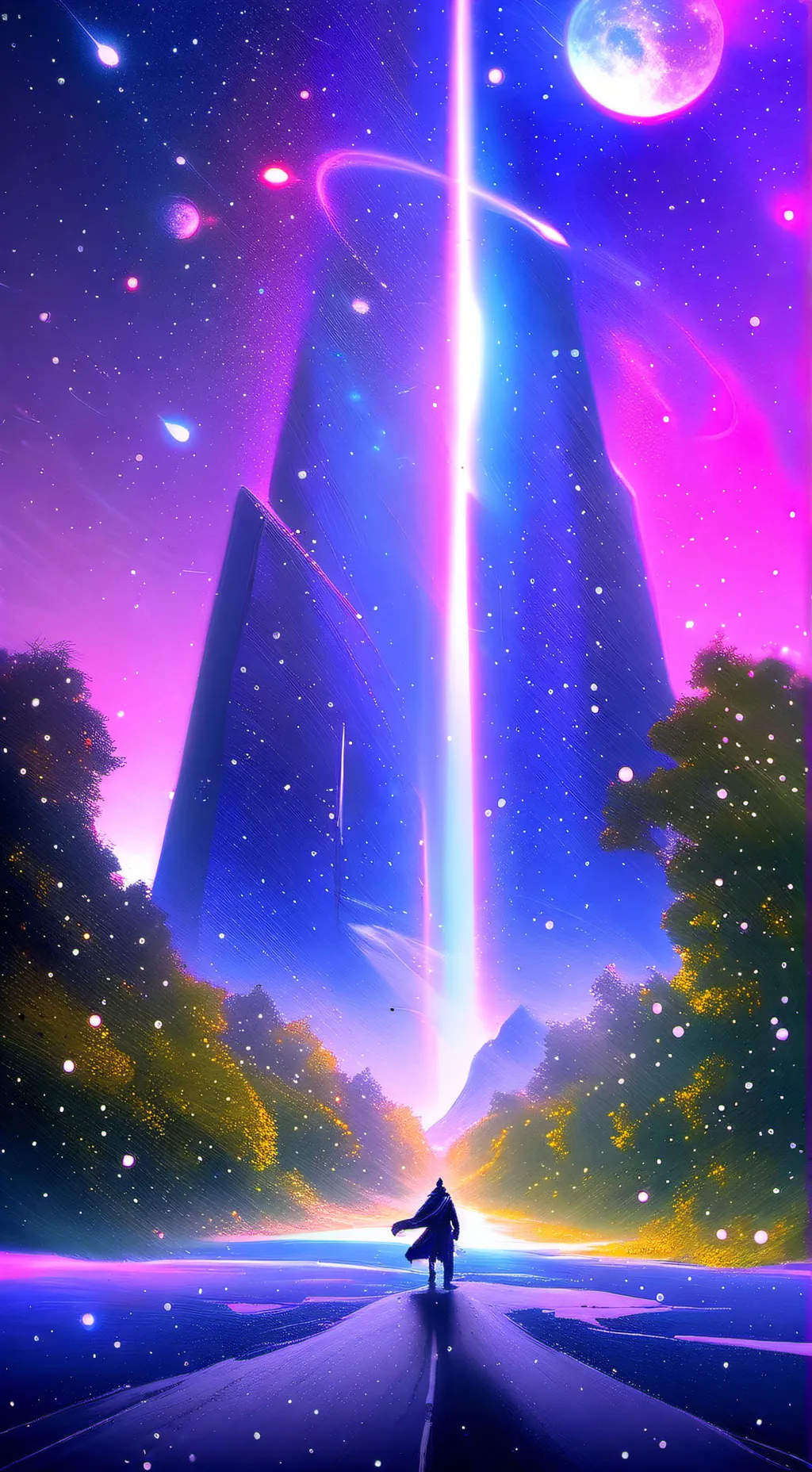 ai character: avengers au  background