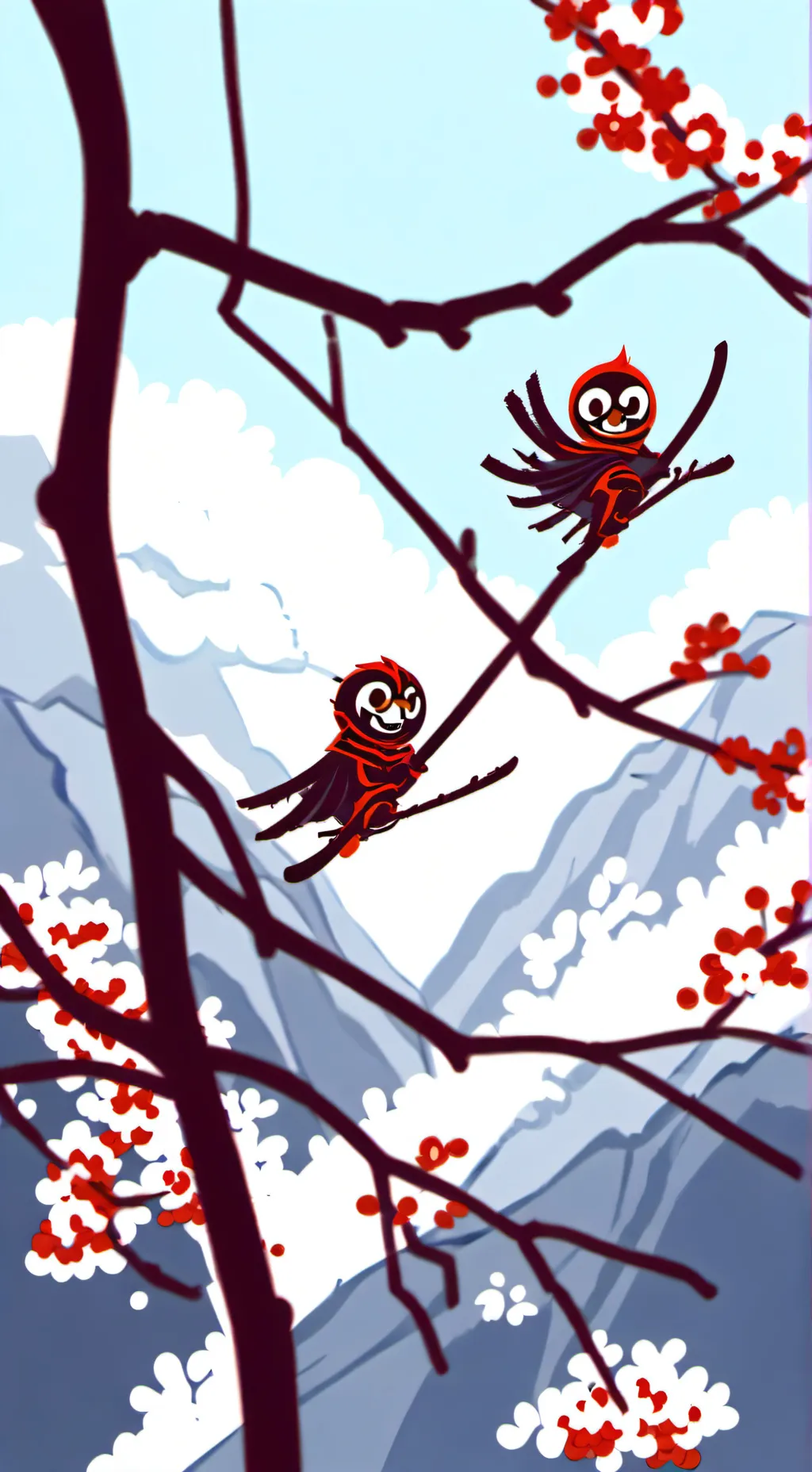 ai character: Huggy x Player  background